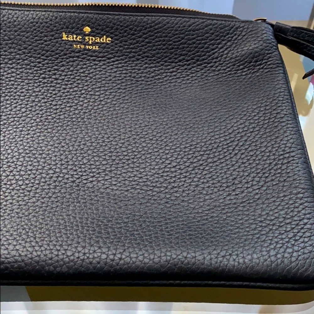 Kate spade black clutch ♠️